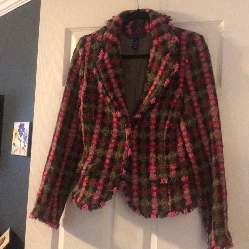 Patterned blazer